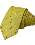 The Lighthouse Charm Slim Polyester Tie