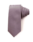 Dusty Rose Textured Jacquard Silk Tie, made from 100% pure silk, featuring a matte finish and subtle micro-pattern.