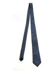 Midnight Blue Men's Jacquard Silk Tie made of pure silk, featuring a sleek and elegant design ideal for various occasions.