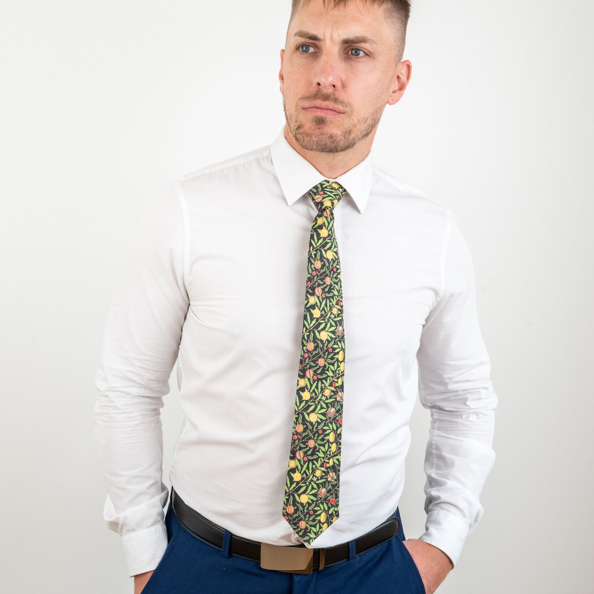 Pomegranate Noir  - Cotton Tie