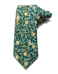 Songbird Garden Teal – Cotton Tie