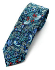 Strawberry Thief Navy - Cotton Tie