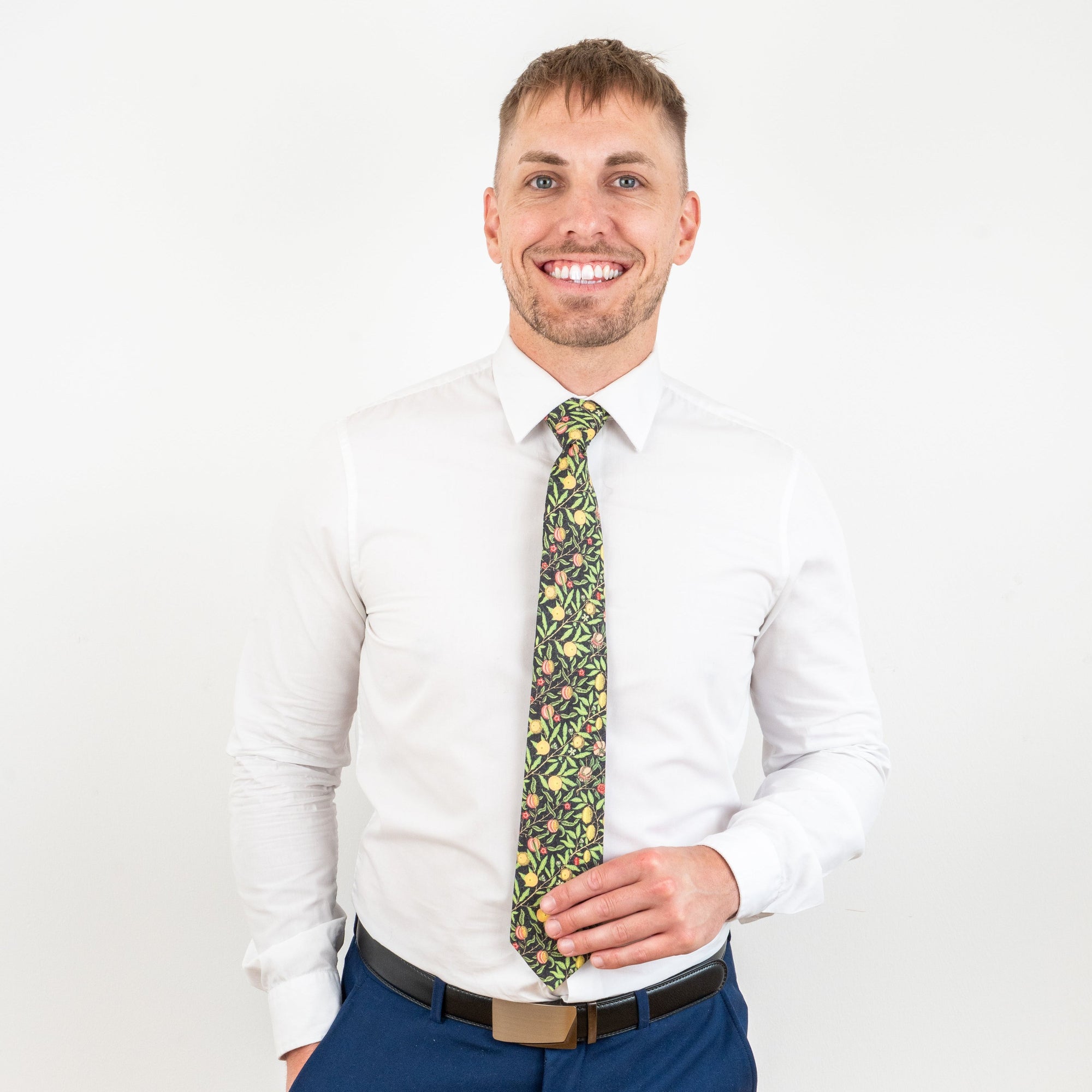 Pomegranate Noir  - Cotton Tie