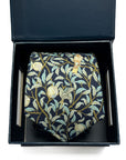 Songbird Garden Navy – Cotton Tie