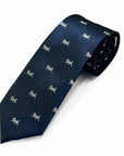 Lion's Crest Navy – Woven Polyester Tie