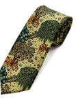 Woodland Serenity Nature-Inspired Polyester Tie