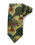 Woodland Serenity Nature-Inspired Polyester Tie