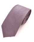 Dusty Rose Textured Jacquard Silk Tie made from 100% pure silk, featuring a subtle micro-pattern.