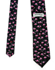 The Flamingo Elegance Polyester Tie