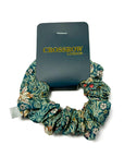 Strawberry Thief Teal Cotton Scrunchie