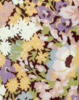Close-up of the Thorpe Purple Liberty Tana Lawn tie showing its floral detail.