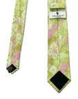 Sea Garden – Mint & Teal Floral Jacquard Tie