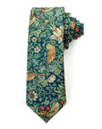 Strawberry Thief Teal — Kids' Tie