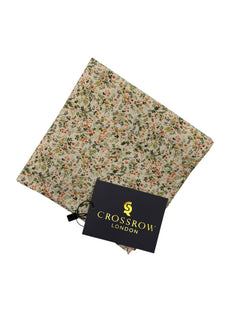Amberwild Bloom - Cotton Pocket Square