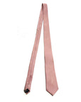 Dusty pink men's silk tie made from 100% pure mulberry silk, ideal for formal and semi-formal events.
