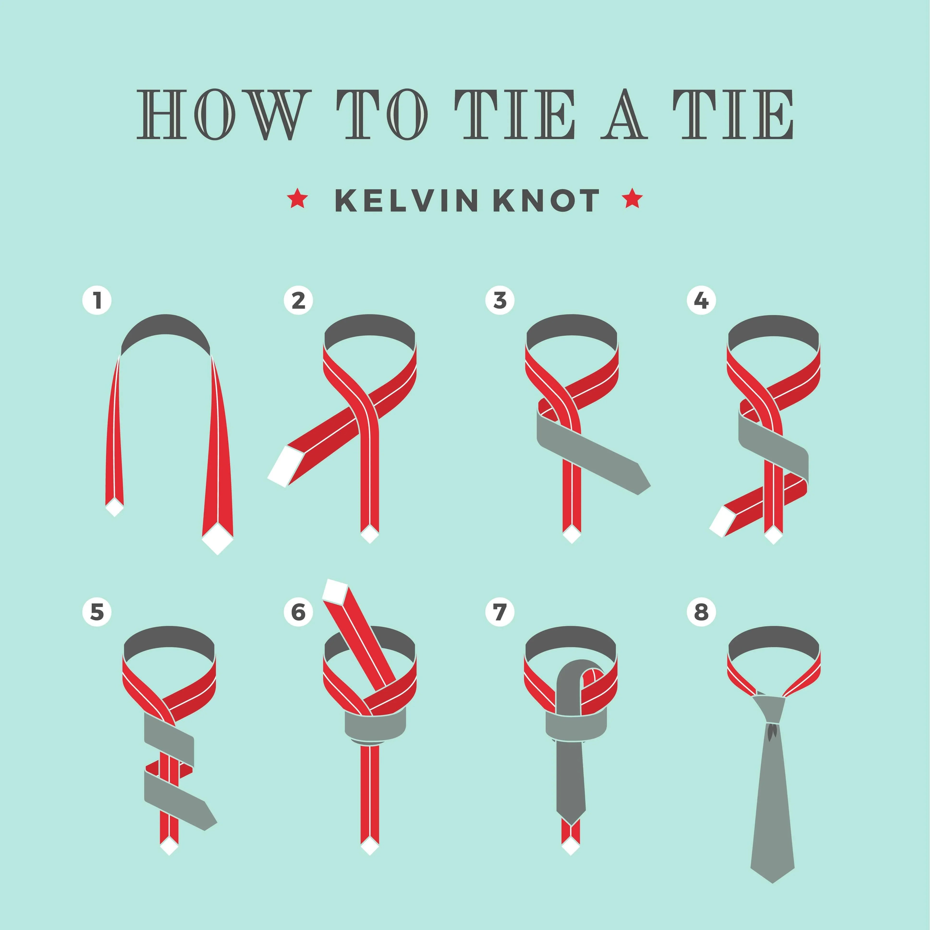 how to tie a tie knot step by step
