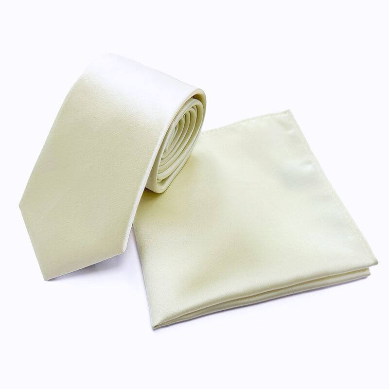 Ivory, cream and white wedding ties