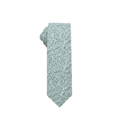 Mint Horizon Floral Slim Tie 