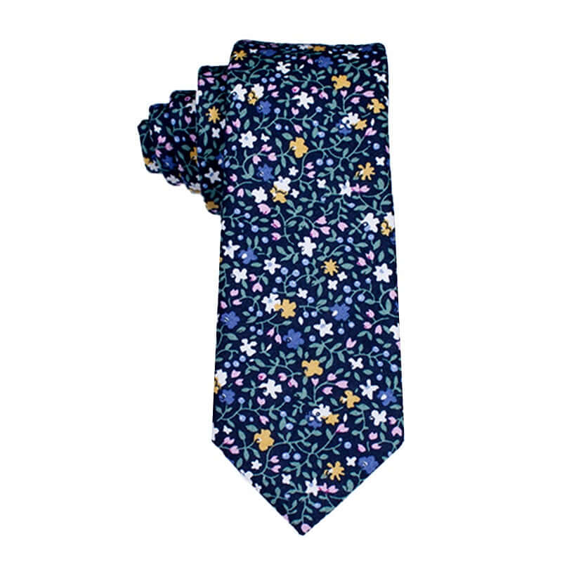 Wildwood Bloom Floral Slim Tie 