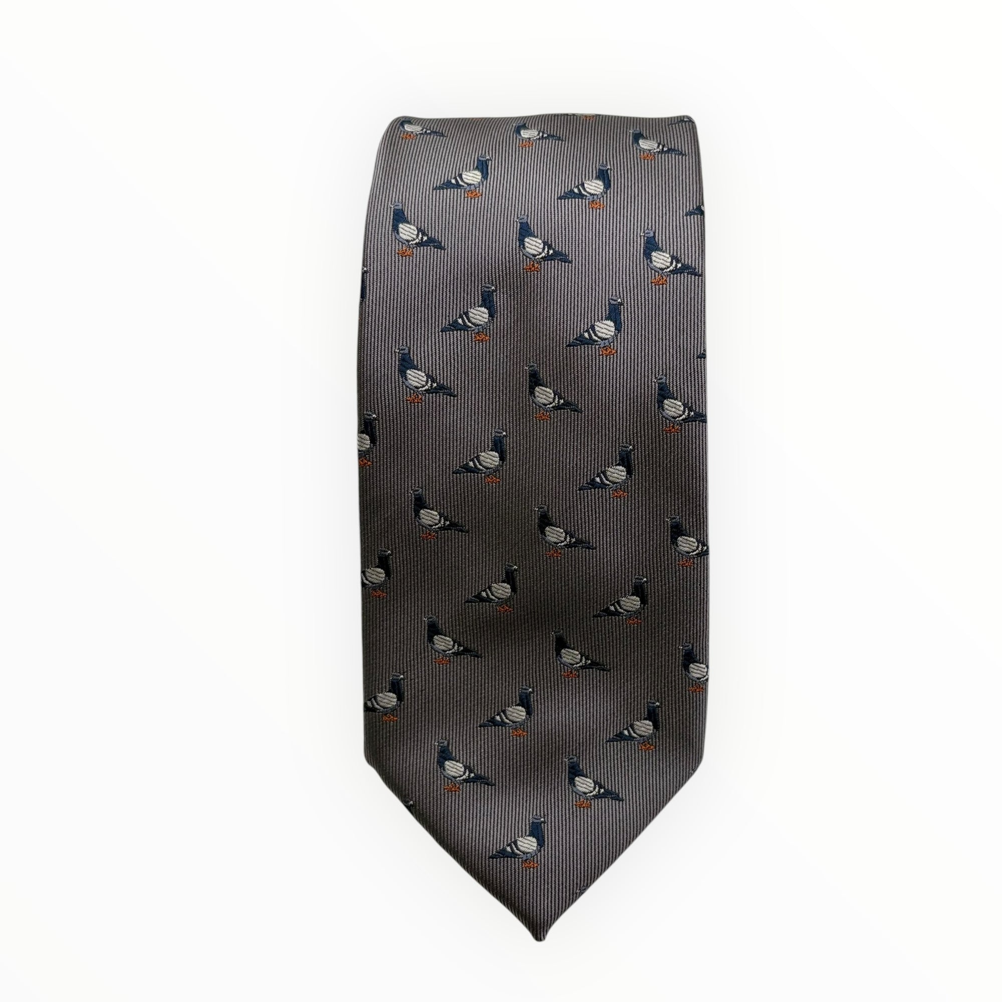 Urban Pigeon Men's Woven Polyester Tie in Classic Navy Blue