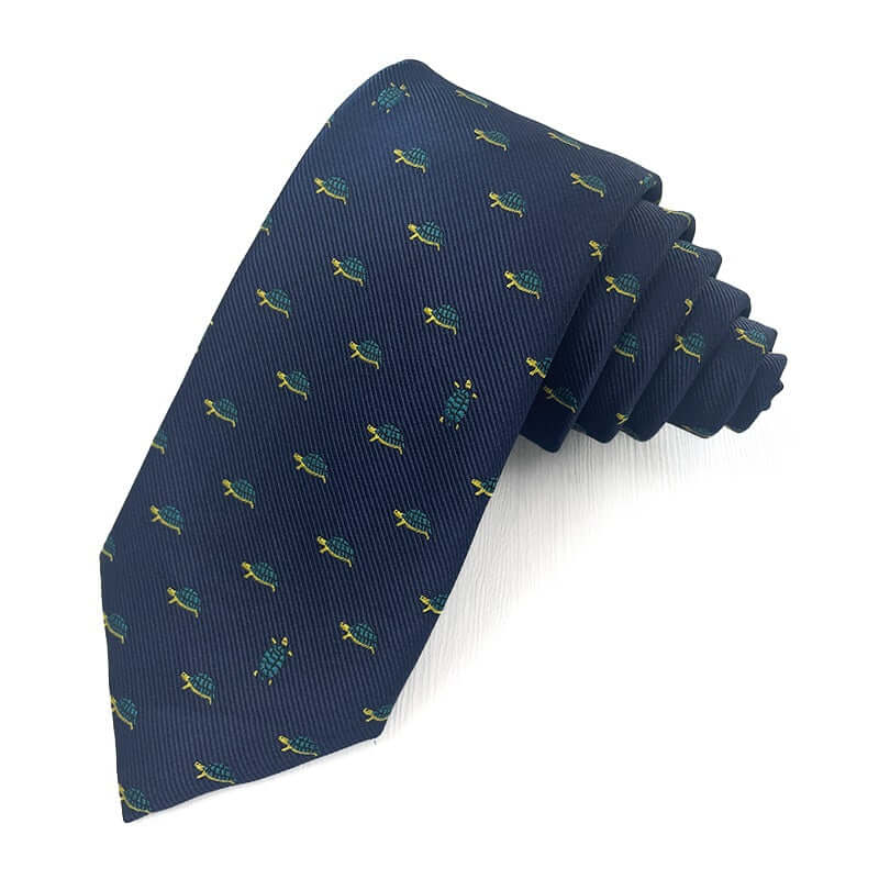 Timeless Tortoise Navy Polyester Tie