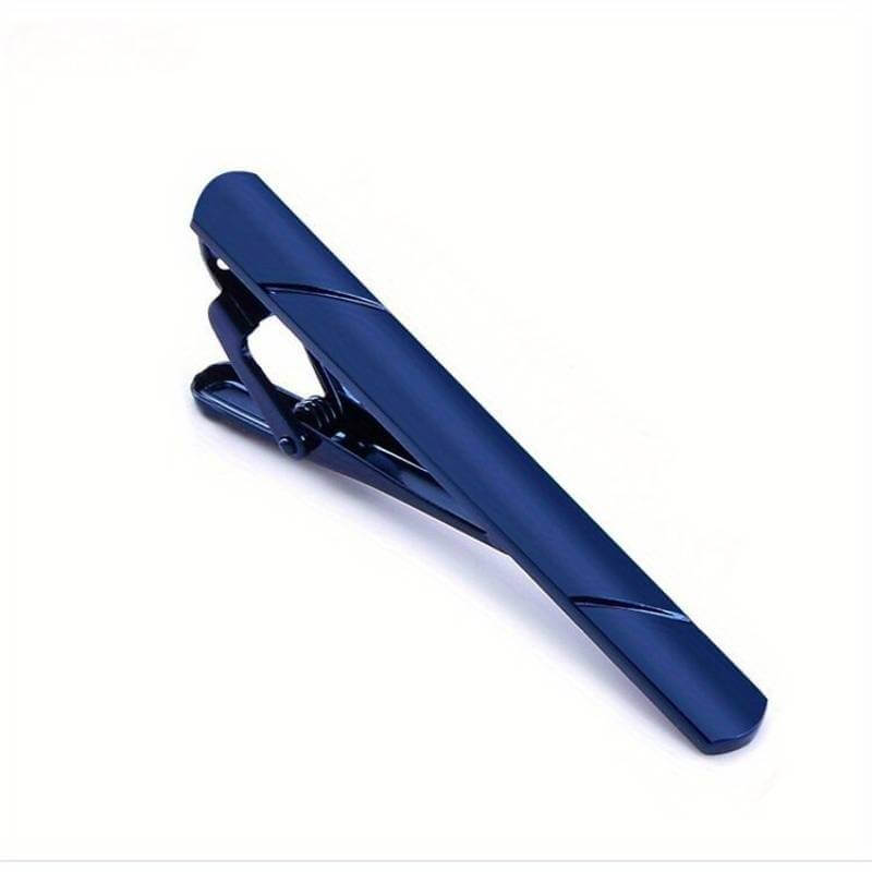 Blue Metal Tie Pin with Elegant Finish