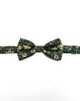 Strawberry Thief Forest Green - Men's Bow Tie