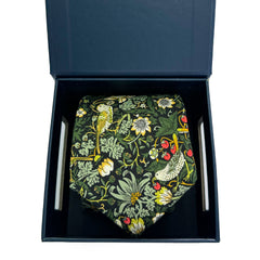 Strawberry Thief Forest Green – Liberty Tana Lawn™ Cotton Tie