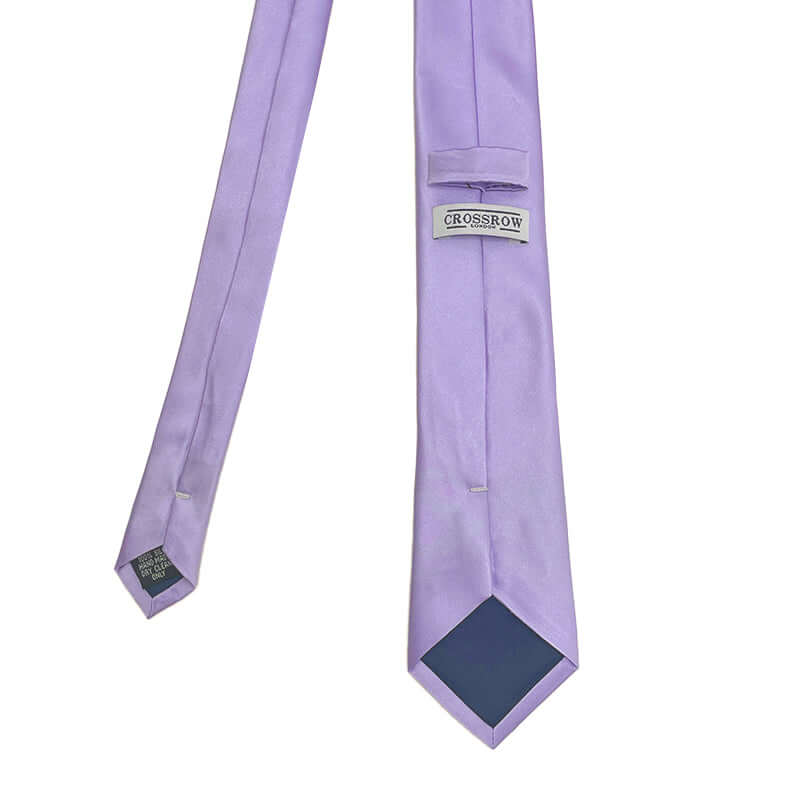 Lavender Blue men's silk tie made from 100% pure mulberry silk in soft lavender color, ideal for formal events.