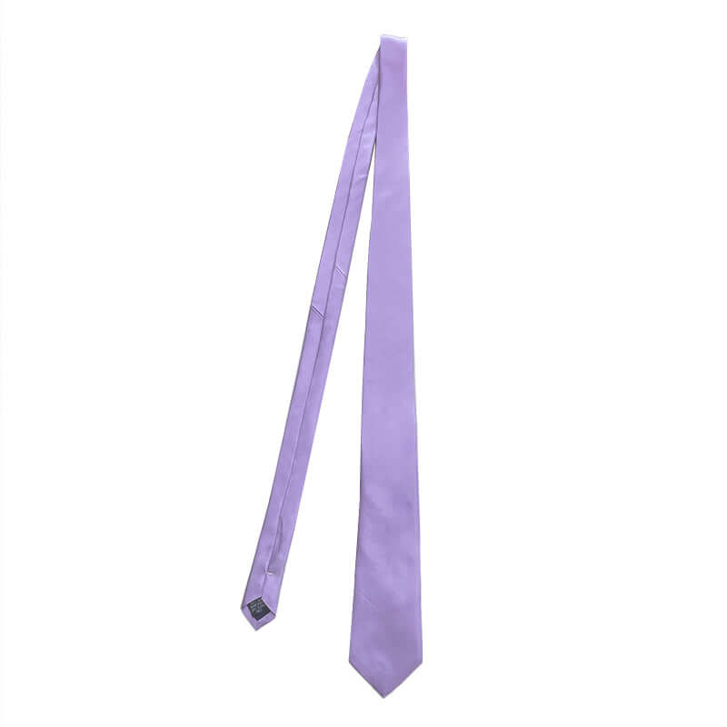 Lavender Blue men's pure silk tie in soft lavender hue, perfect for formal events and special occasions.