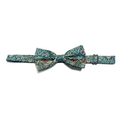 Strawberry Thief Teal - Men's Bow Tie