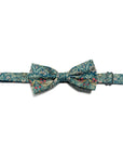Strawberry Thief Teal - Men's Bow Tie