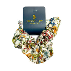 Wild Flowers Cream Liberty Print Cotton Scrunchie