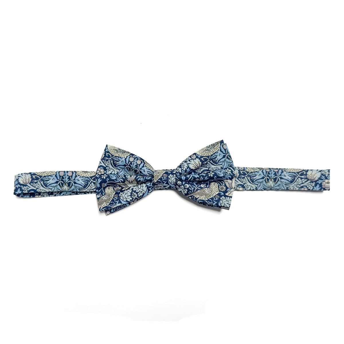 Strawberry Thief Indigo - Men's Bow Tie