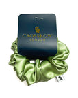 Sage Green Satin Scrunchie