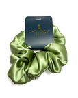 Sage Green Satin Scrunchie