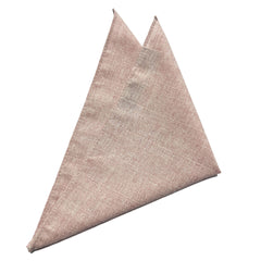 Blush Marl - Cotton Pocket Square
