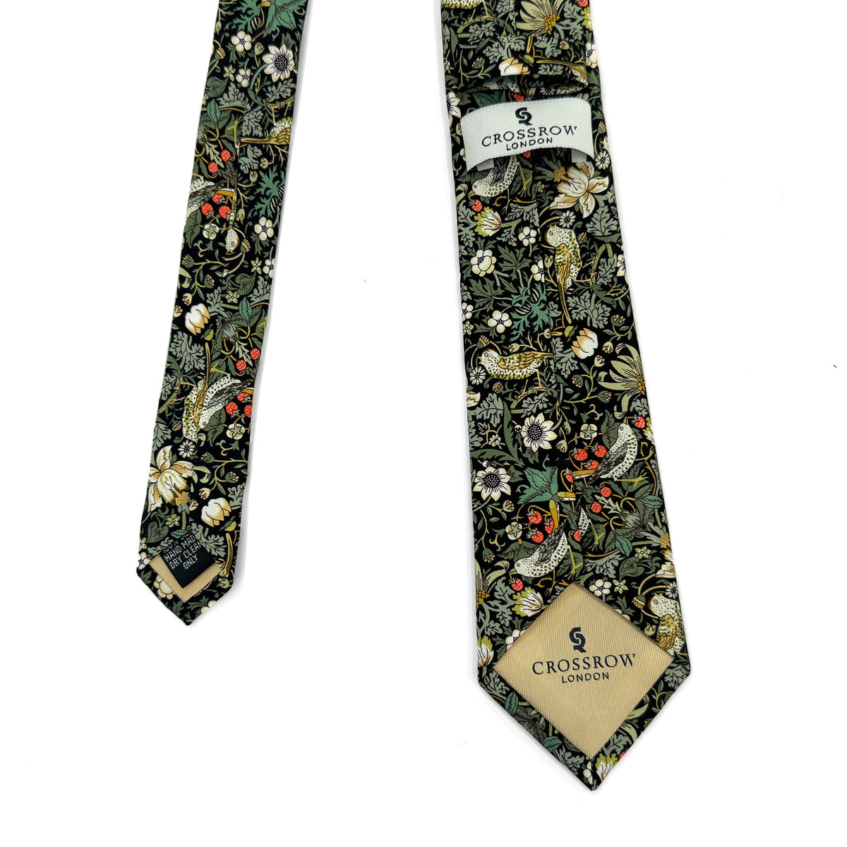 Strawberry Thief Forest - Liberty Silk Tie (Pre-Order Only)