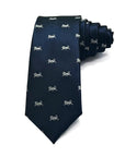 Lion's Crest Navy – Woven Polyester Tie