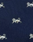 Lion's Crest Navy – Woven Polyester Tie