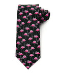 The Flamingo Elegance Polyester Tie
