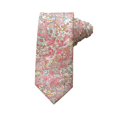 William Morris's Strawberry Thief Pink - Men's Tie