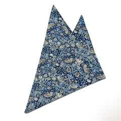 Strawberry Thief Indigo Liberty Tana Lawn™ - Pocket Square