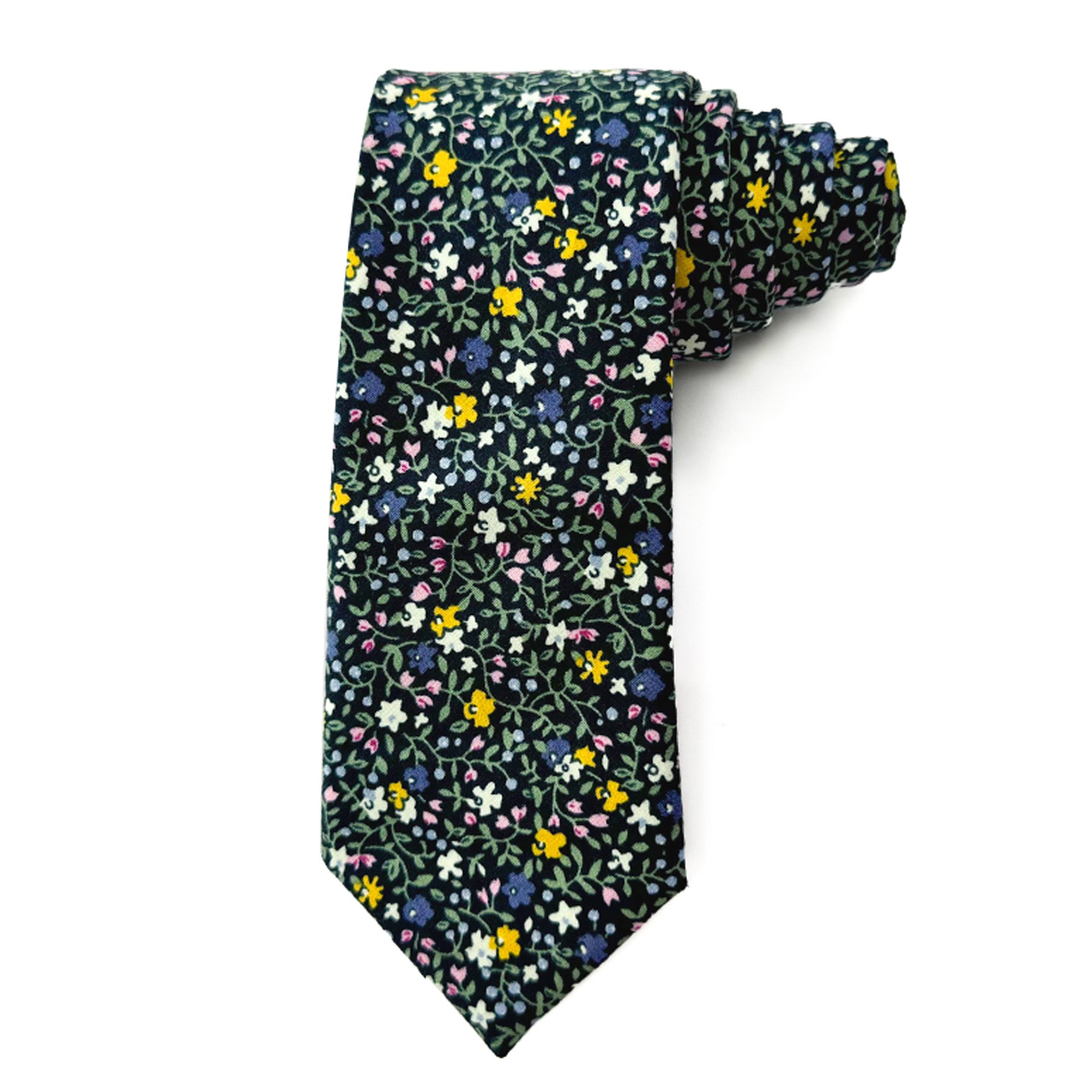 Wildwood Bloom Floral Slim Tie 