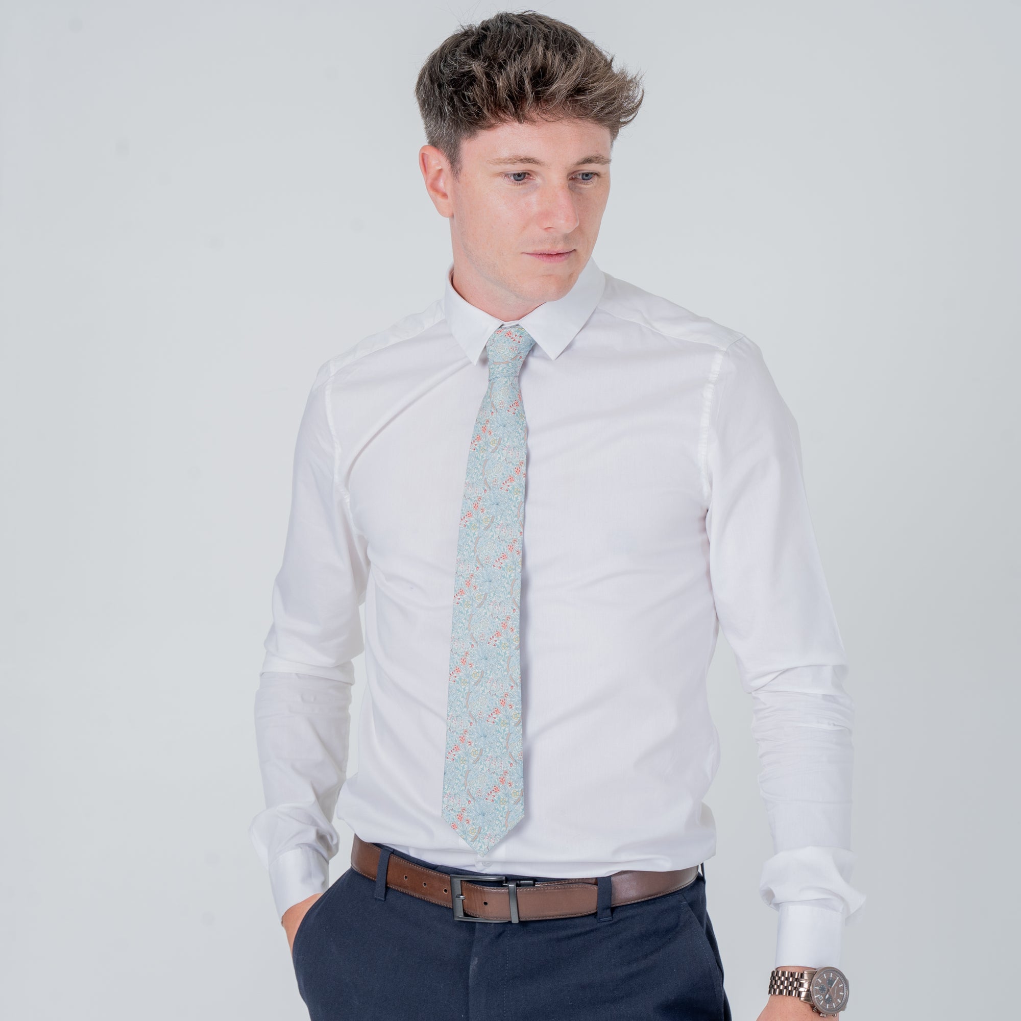 Golden Lily Sage - Cotton Tie