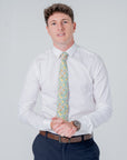 Pomegranate Ivory - Cotton Tie
