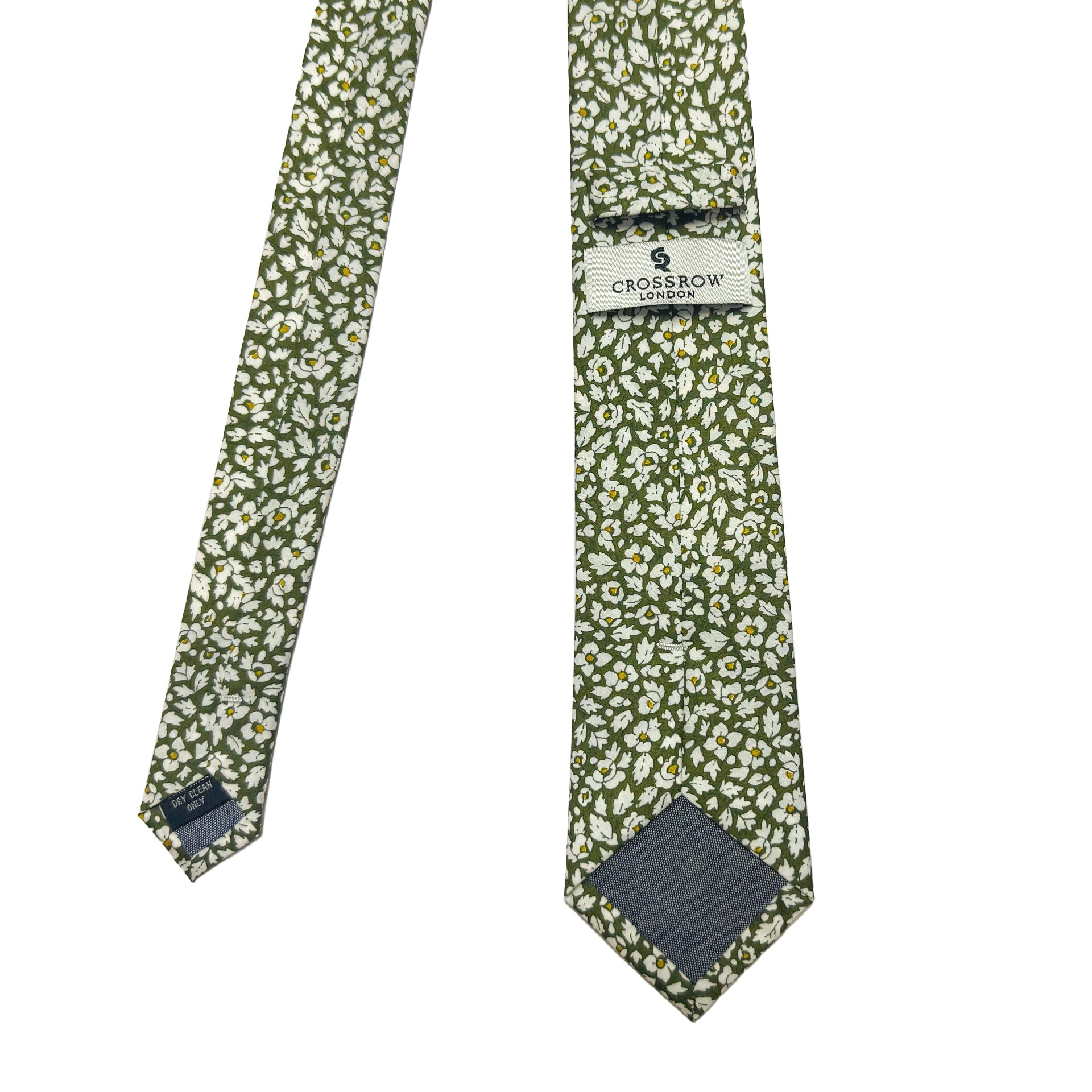 Feather Meadow Olive Green – Liberty Tana Lawn™ Cotton Tie