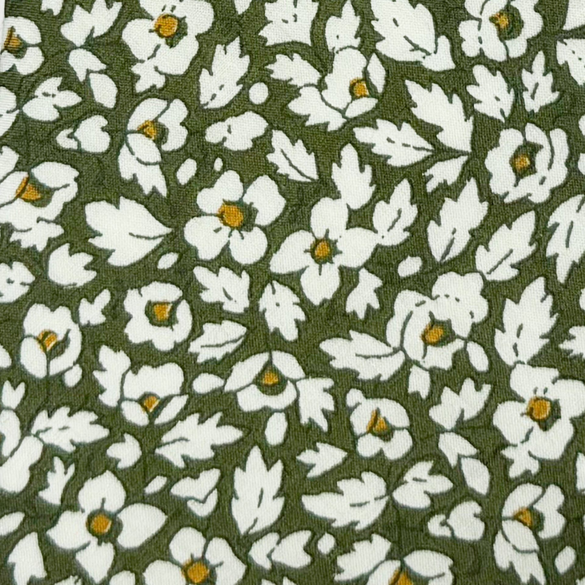 Feather Meadow Olive Green – Liberty Tana Lawn™ Cotton Tie