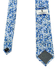 Mitsi Valeria Blue Liberty Tana Lawn cotton tie by Crossrow London.