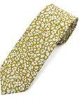 Feather Meadow Yellow Liberty Tana Lawn cotton tie by Crossrow London.